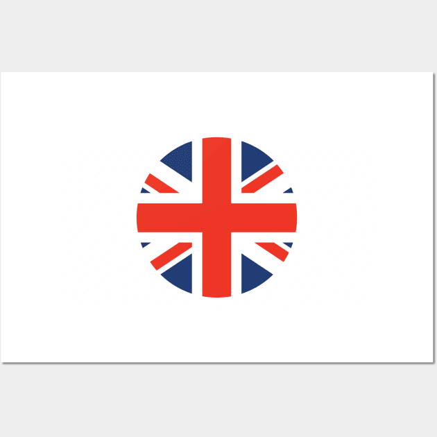 UK Flag Wall Art by greenoriginals